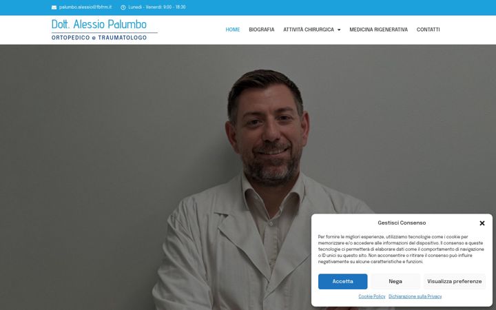 Screenshot of alessiopalumbo.com