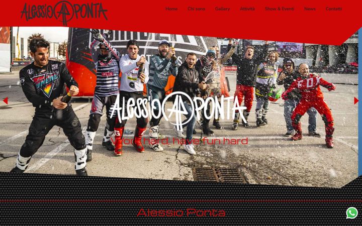 Screenshot of alessioponta.it
