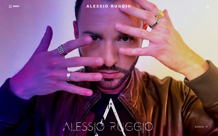 Screenshot of alessioruggio.com