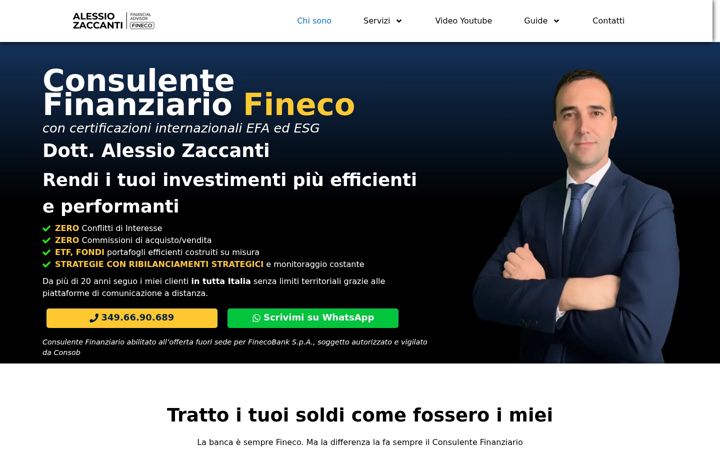 Screenshot of alessiozaccanti.it