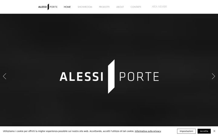 Screenshot of alessiporte.it