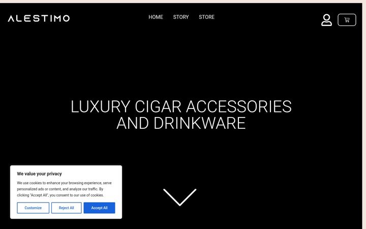 Screenshot of alestimo.com