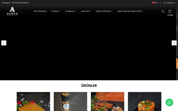 Screenshot von aleta.com.tr