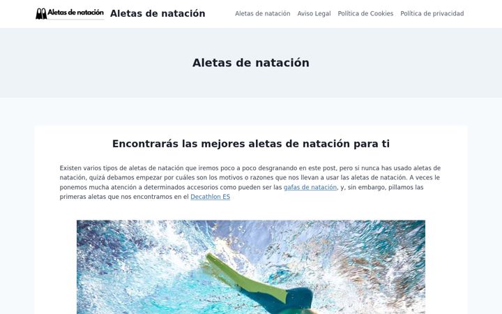Skærmbillede af aletasnatacion.com