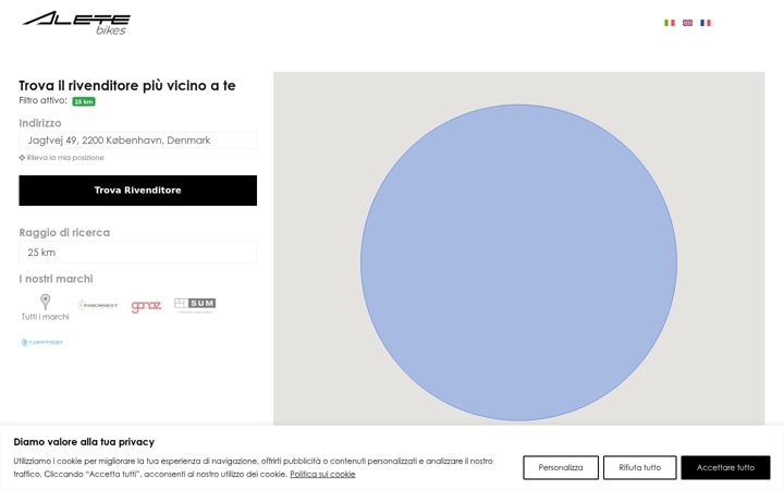 Skærmbillede af aletebikes.com