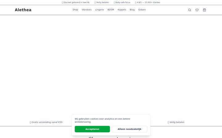 Screenshot of alethea.nl