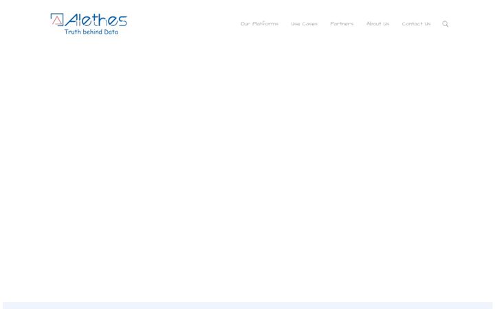 Screenshot of alethes.io