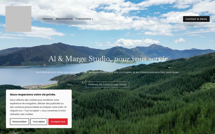 Skærmbillede af aletmargestudio.com