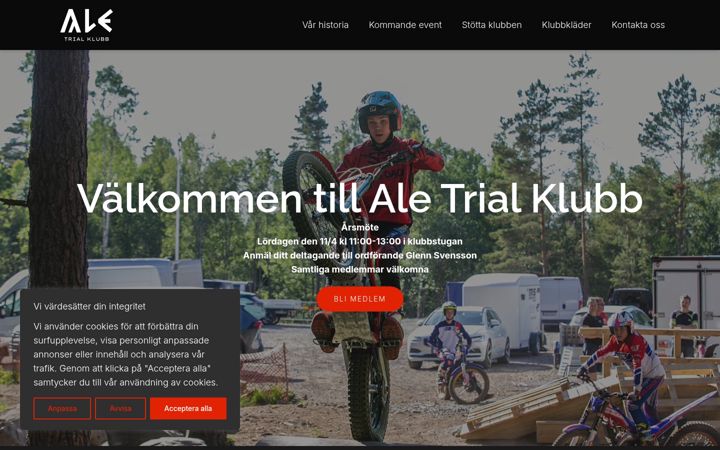 Screenshot of aletrial.se