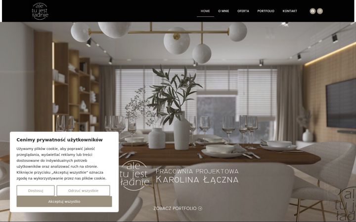 Screenshot of aletujestladnie.pl