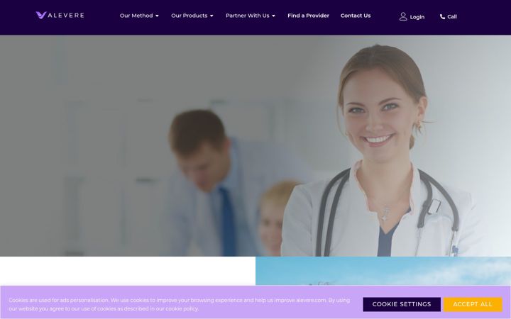 Screenshot of alevere.com