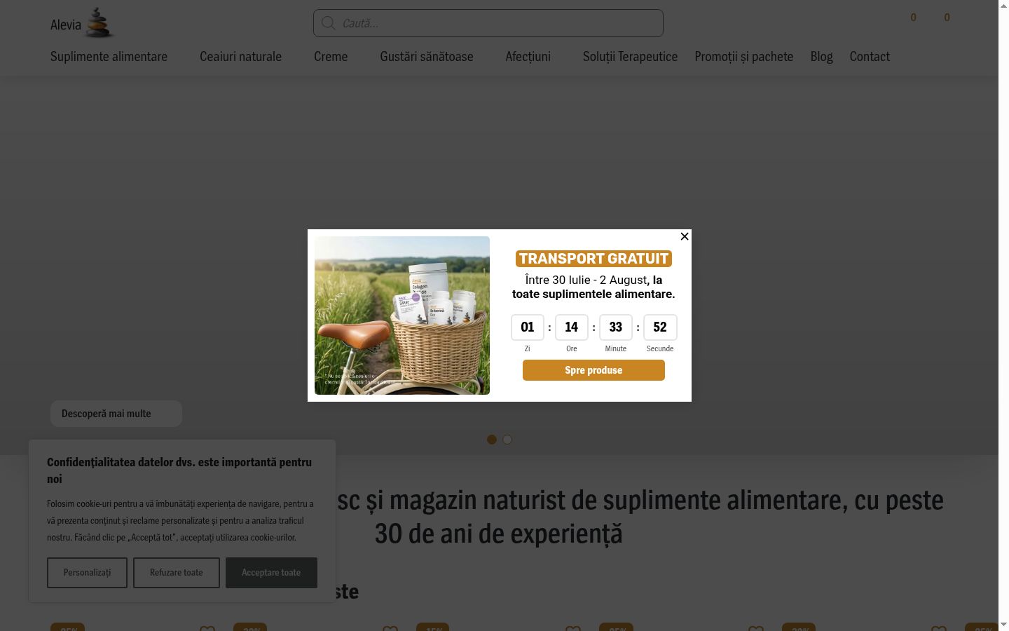 Zrzut ekranu banera zgody wyświetlanego przed jakąkolwiek interakcją