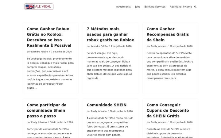 Screenshot of aleviral.com