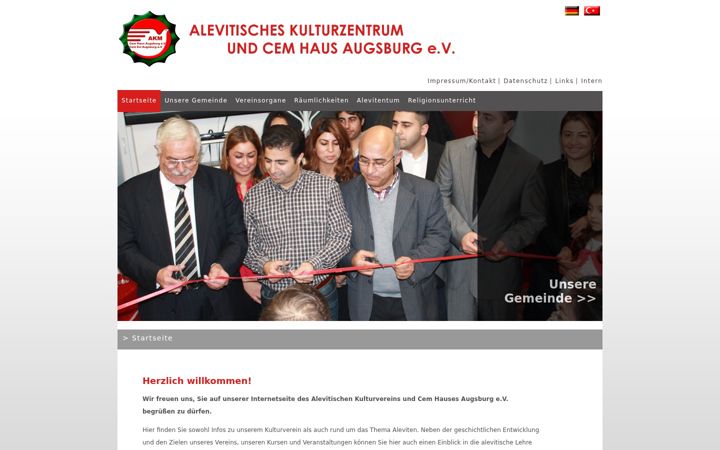 Ekrano kopija aleviten-augsburg.de