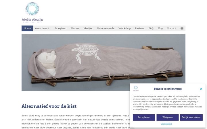 Screenshot of alewijn-lijkwades.nl