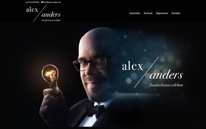 Screenshot of alex-anders.de