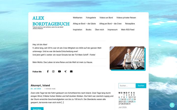 Screenshot of alex-bordtagebuch.de