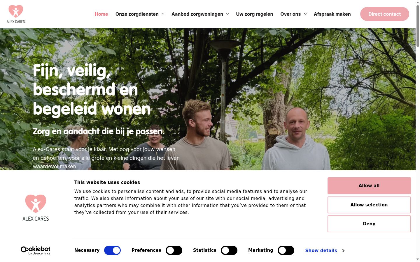 Screenshot tal-banner tal-kunsens muri qabel kwalunkwe interazzjoni