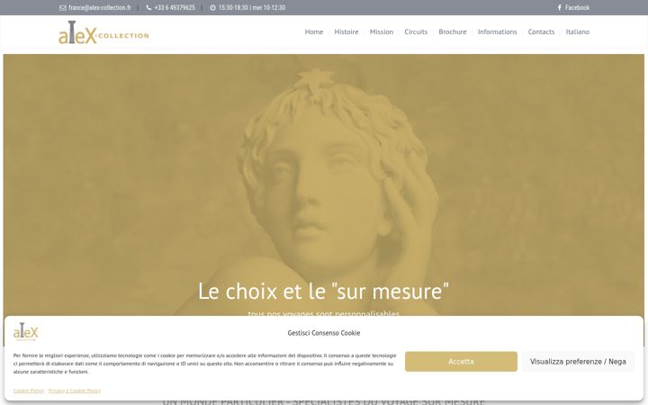 Screenshot of alex-collection.it