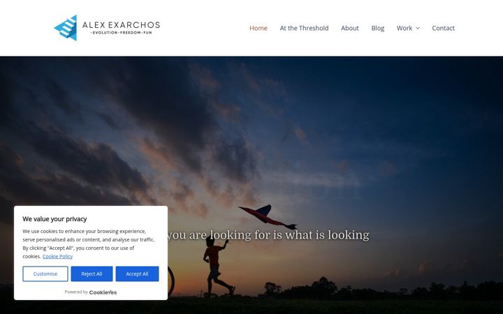 Screenshot of alex-exarchos.com
