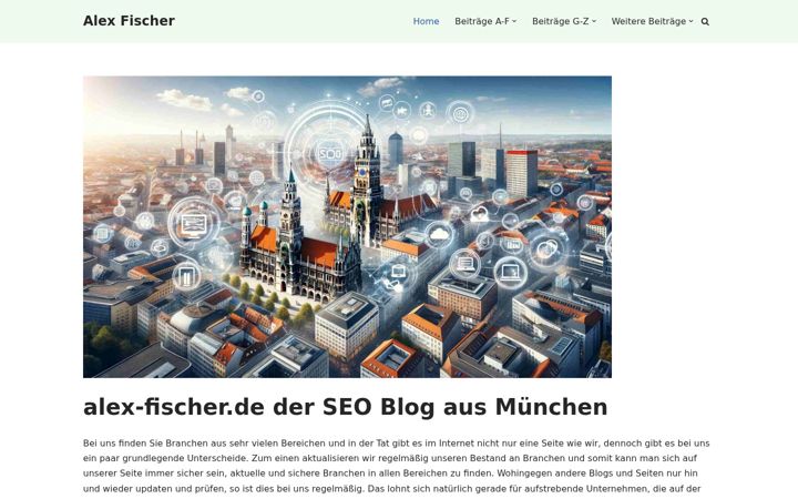 Screenshot of alex-fischer.de