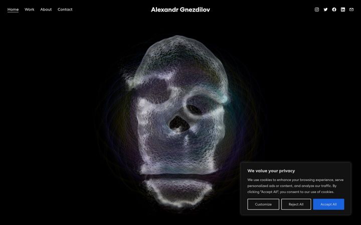 Zrzut ekranu alex-gnezdilov.com