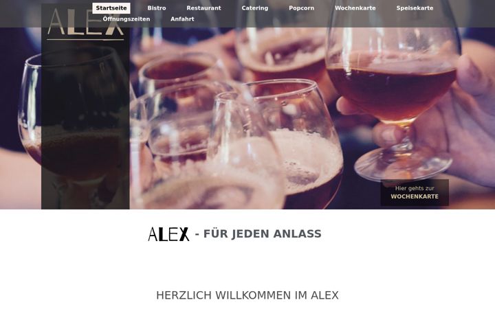 Snímek obrazovky alex-im-hafen.de