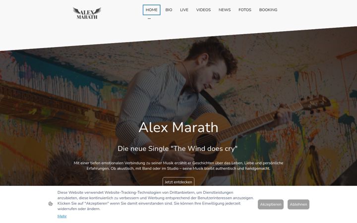 Screenshot of alex-marath.com