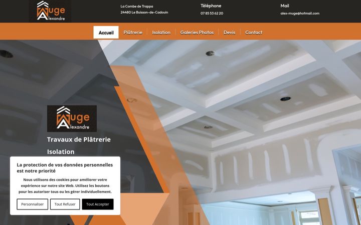 Screenshot of alex-muge.fr