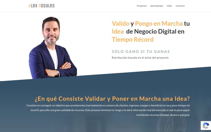 Screenshot di alex-rosales.com