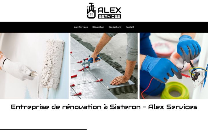 Screenshot of alex-services.fr