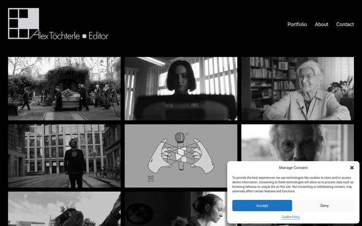 Screenshot of alex-toechterle.com