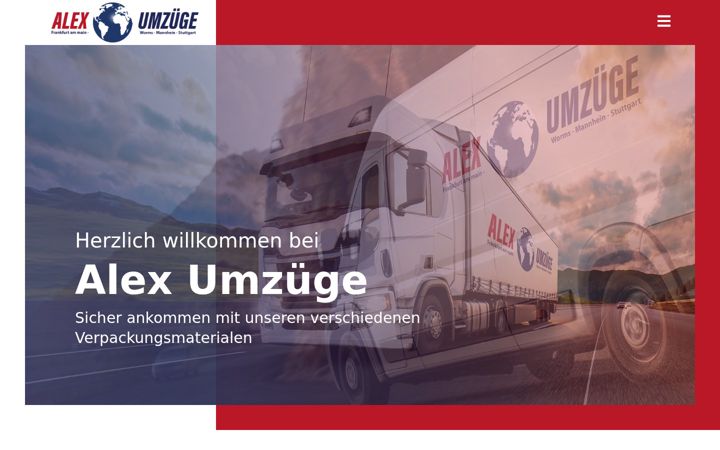 Ekrano kopija alex-umzuege.de