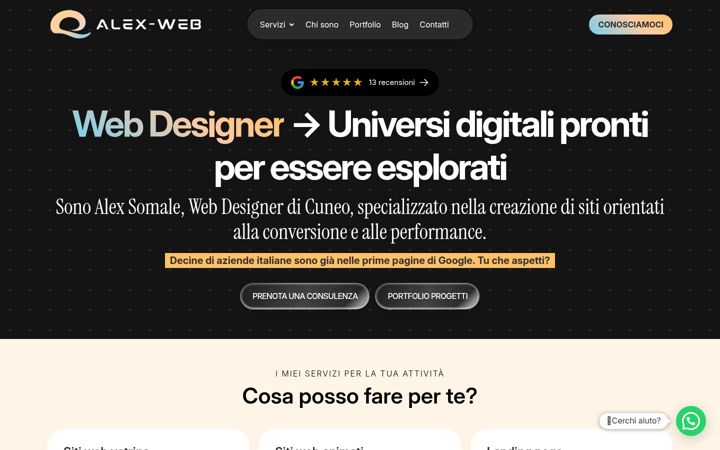 Ekrano kopija alex-web.it
