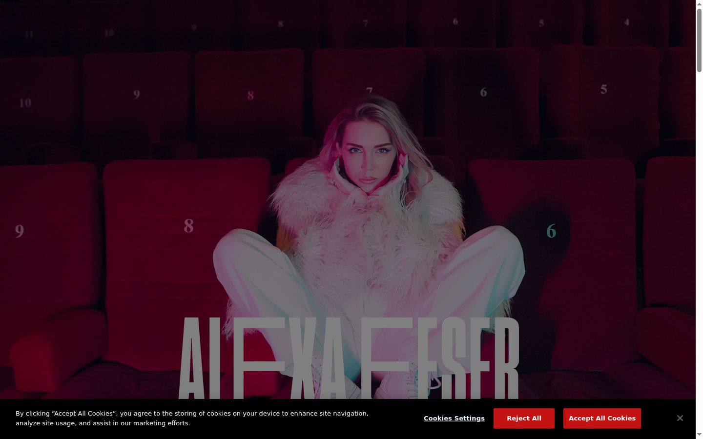 Screenshot του banner συγκατάθεσης που εμφανίστηκε πριν από οποιαδήποτε αλληλεπίδραση