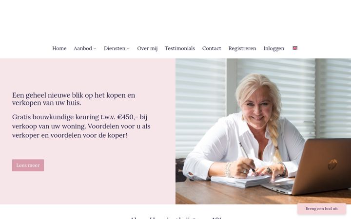 Screenshot of alexahousing.nl