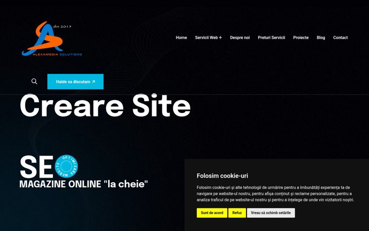 Screenshot of alexamedia.solutions
