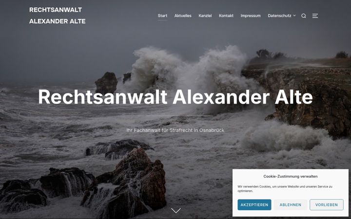 Screenshot of alexander-alte.de