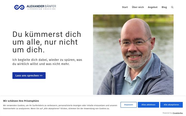 Screenshot of alexander-baenfer.de