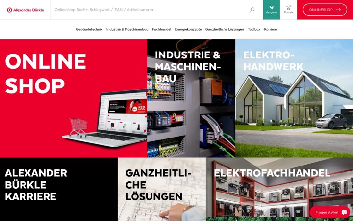 Screenshot of alexander-buerkle.com