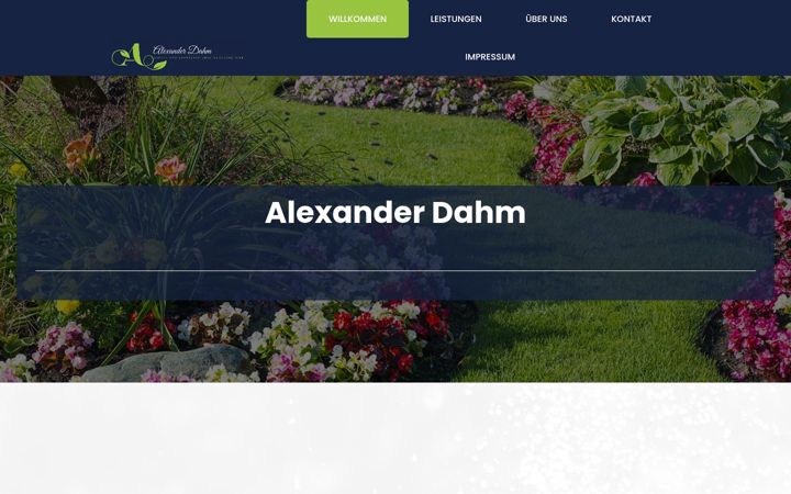 Screenshot of alexander-dahm-galabau.de