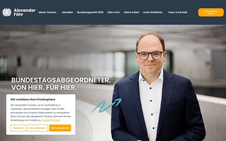 Screenshot von alexander-foehr.de