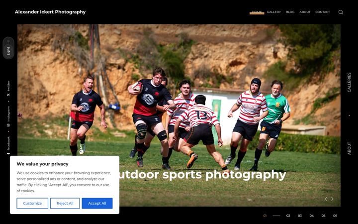 Screenshot of alexander-ickert.com