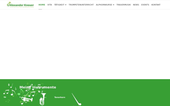 Screenshot of alexander-kneuer.de