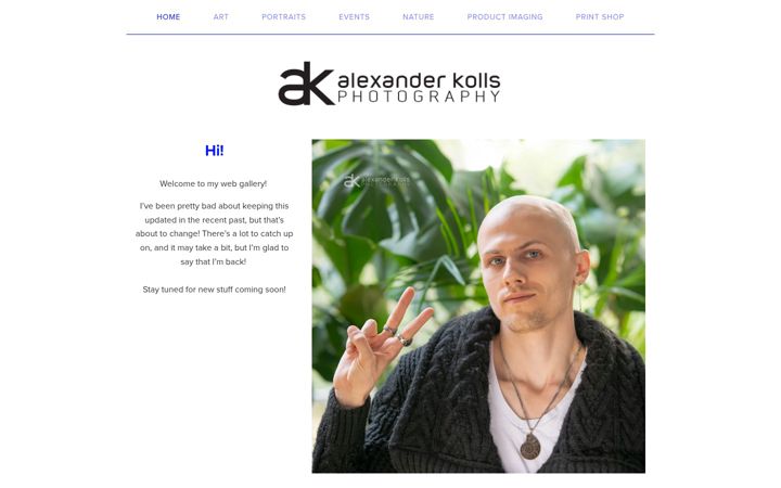 Екранна снимка на alexander-kolls.com