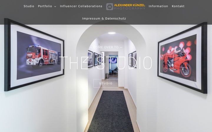 Screenshot of alexander-kuenzel.com