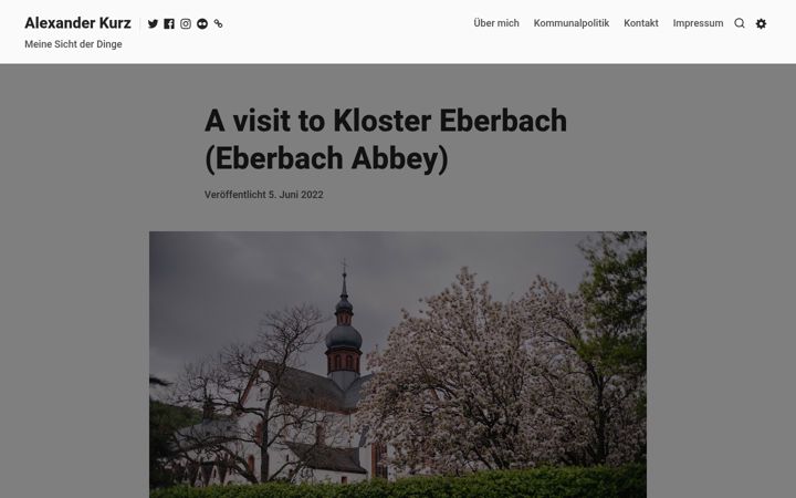 Screenshot of alexander-kurz.de