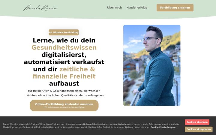 Screenshot of alexander-manchen.de