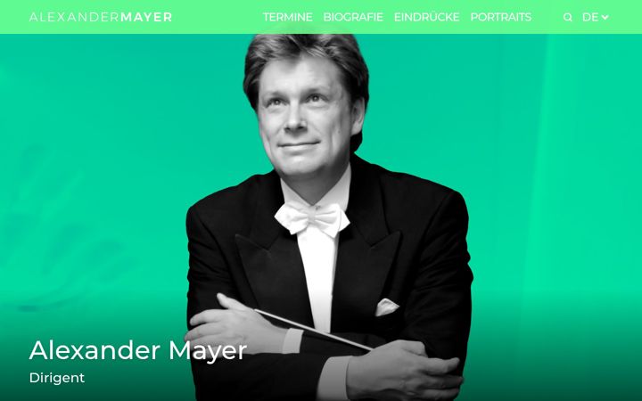 Screenshot of alexander-mayer.com