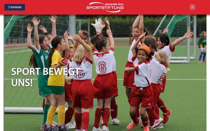 Screenshot of alexander-otto-sportstiftung.de